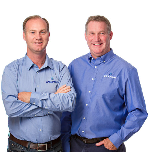 photo of jamie and rob mackinnon, co-owner, mackinnon water services, pembroke
